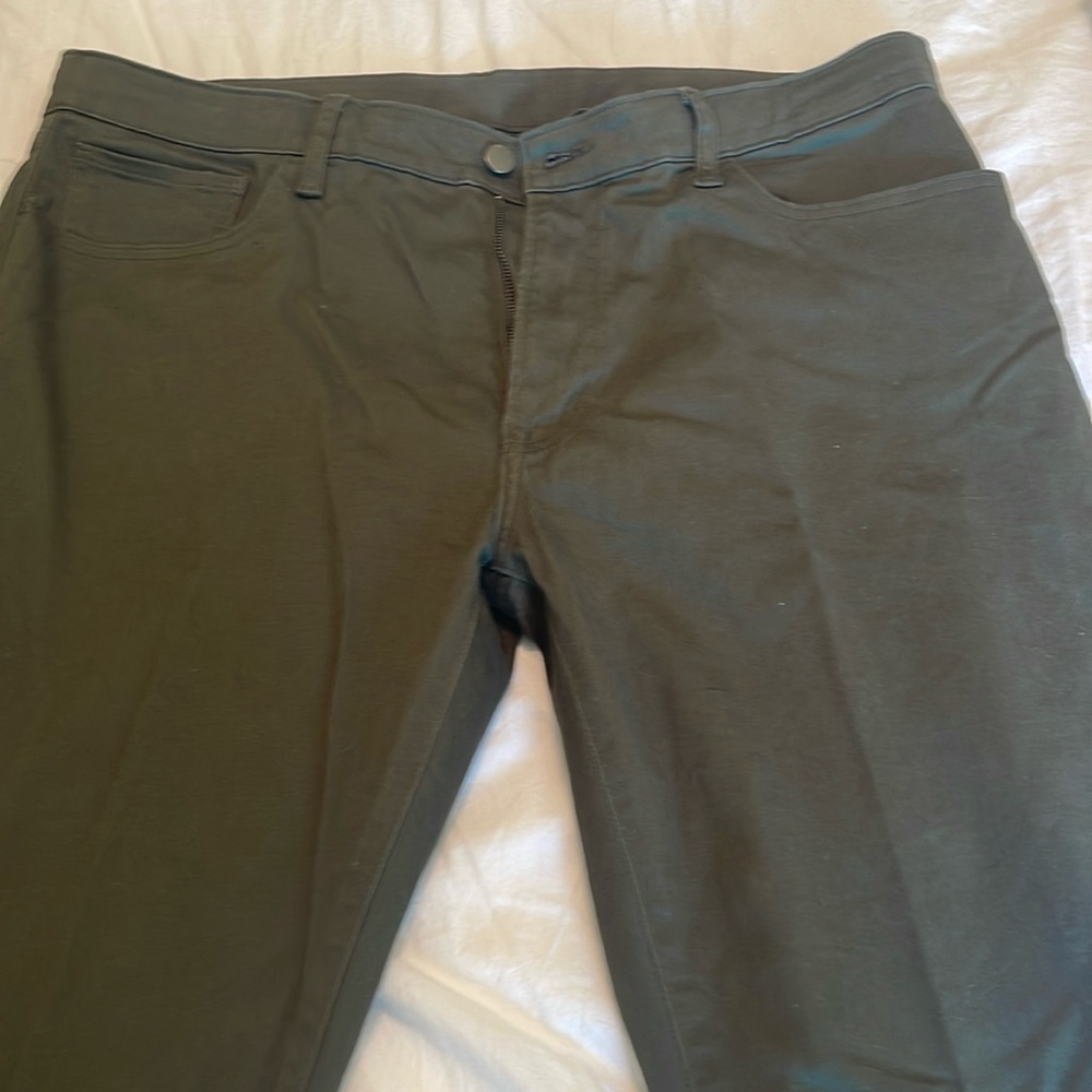 Uniqlo dark green pants - like new!